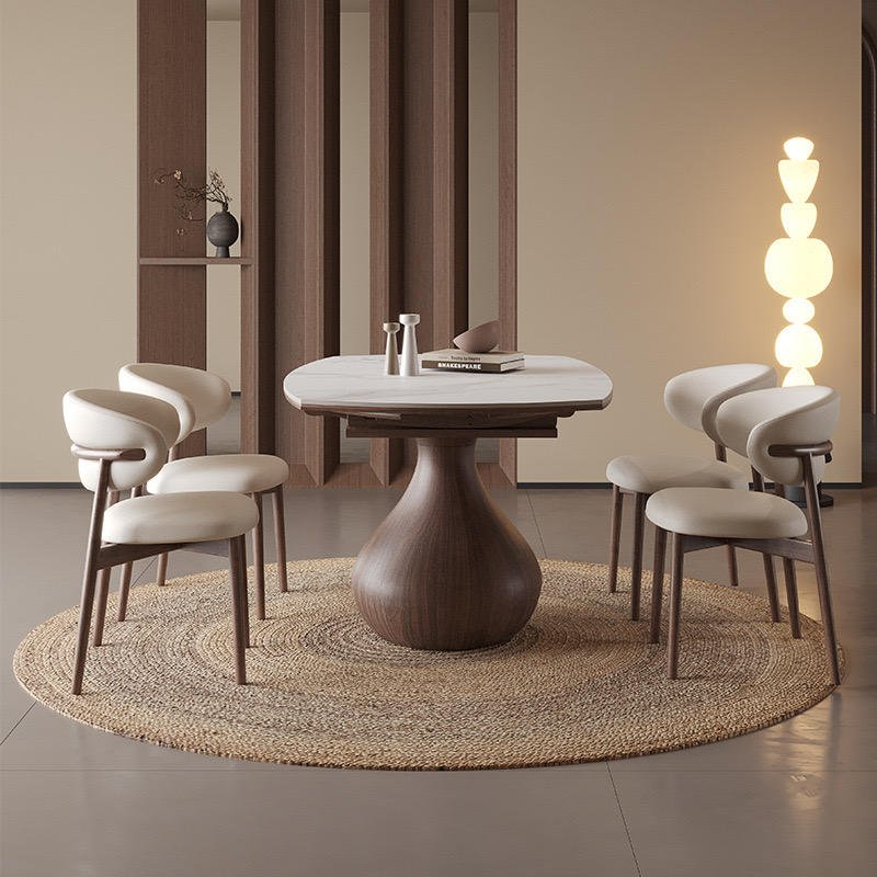 OEM Round Dining Table with Turntable