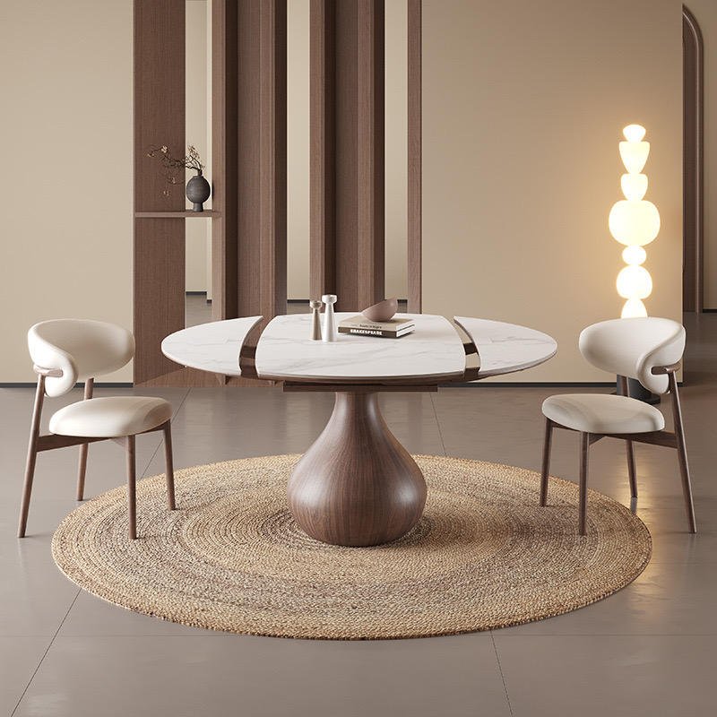 OEM Round Dining Table with Turntable
