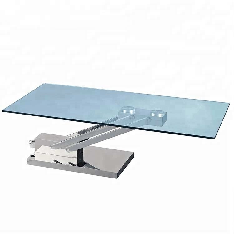 OEM Sweetcrispy Black Electric Hydraulic Coffee Table with End Stool