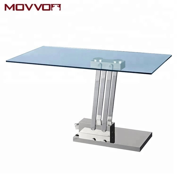OEM Sweetcrispy Black Electric Hydraulic Coffee Table with End Stool